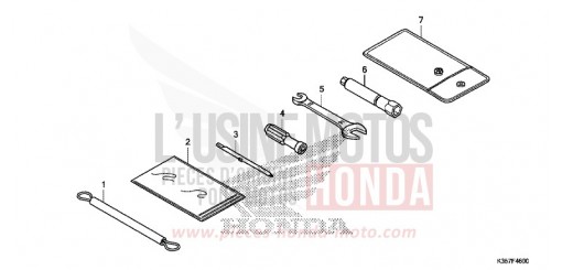 OUTILS WW125EX2H de 2017